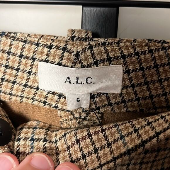 NWT A.L.C. Edwin Pants in Brown size 6 - Picture 7 of 12